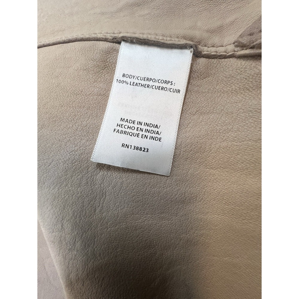 Idyllwind western rodeo fine suede leather womens shacket sz XXL/TTG beige - Picture 9 of 9